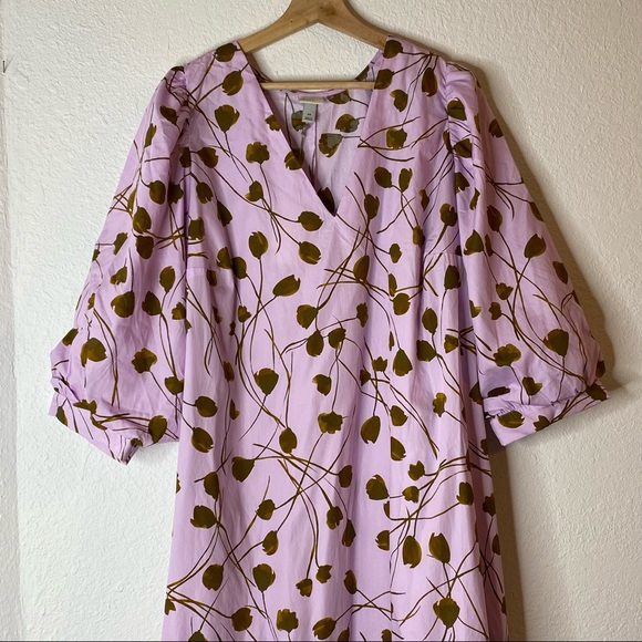 a new day Dresses | A New Day Puff Sleeve Ruffle Hem Dress 2x | Poshmark